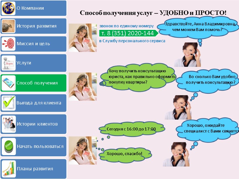 звонок по единому номеру Здравствуйте, Анна Владимировна,       